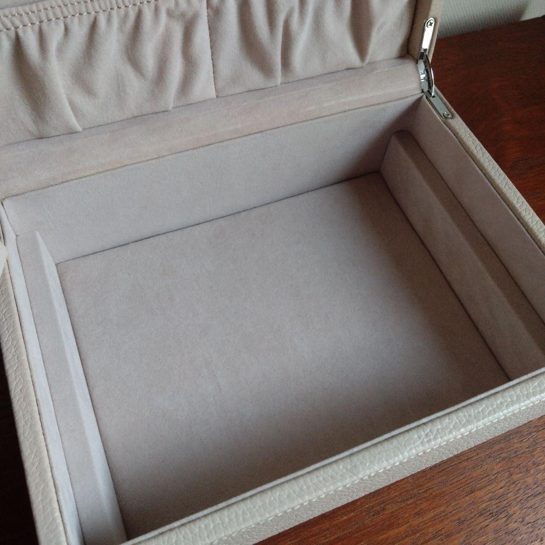 WAKO 銀座和光　ジュエリーボックス　ケース　2段　ベージュ　宝石入れ