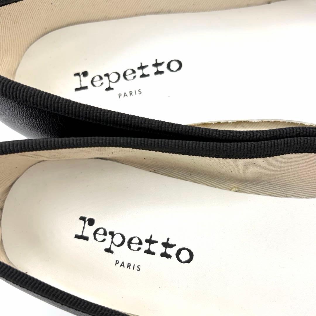 未使用級✨repetto バレエシューズ カミーユ ブラック レザー 26㎝