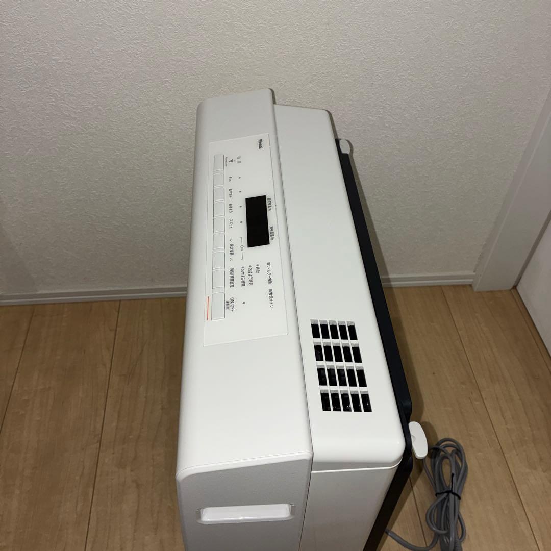 極美品Rinnai RC-A4401NP-MW ガスファンヒーター LPガス専用