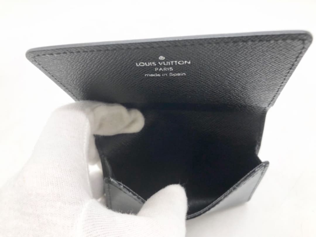 T1272 未使用☆ ルイヴィトン エピ カードケース ケース ブラック