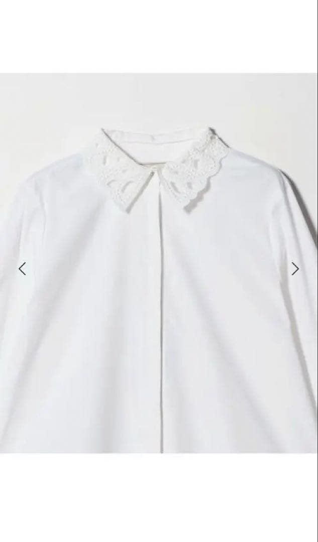 【完売品】ユナイテッドアローズ エンブロイダリー カラー シャツ