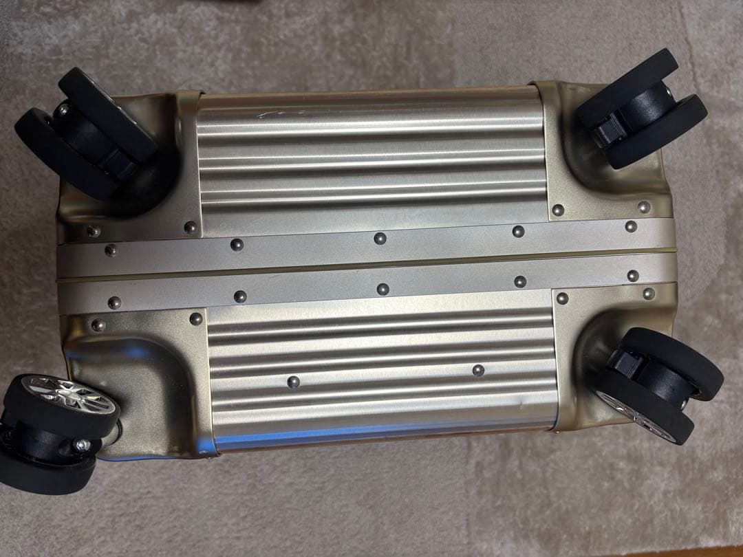 LANZZO VIKING アルミスーツケース 47L ゴールド 24inch