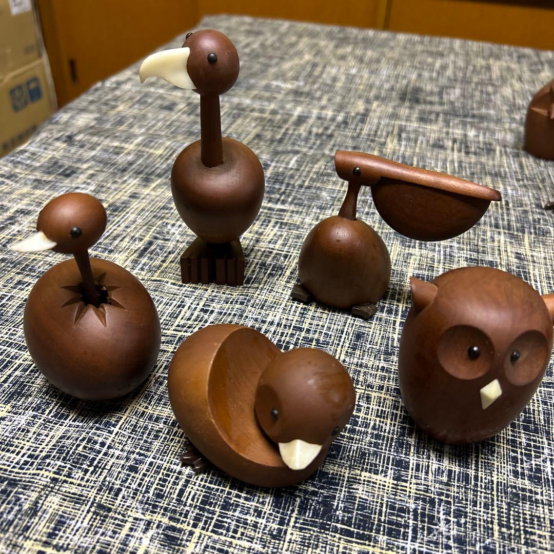 千趣会 ロイヤルペット 木製 18体 ヴィンテージ 動物 置物 オブジェ 北欧