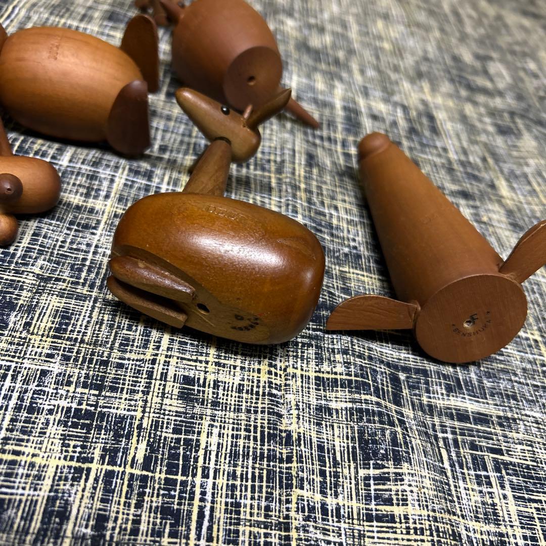 千趣会 ロイヤルペット 木製 18体 ヴィンテージ 動物 置物 オブジェ 北欧