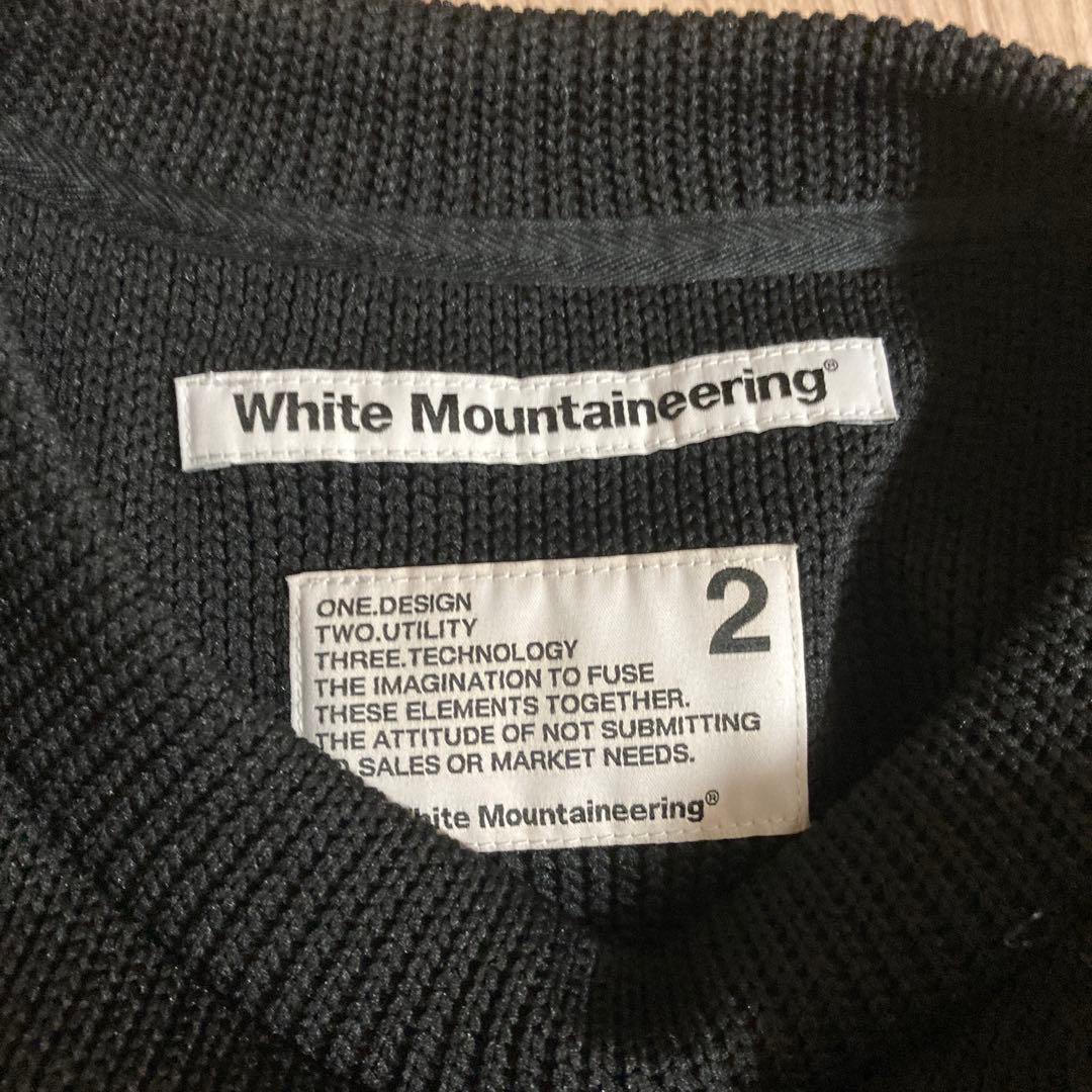 値下げ！White Mountaineering ラグランプルオーバーニット