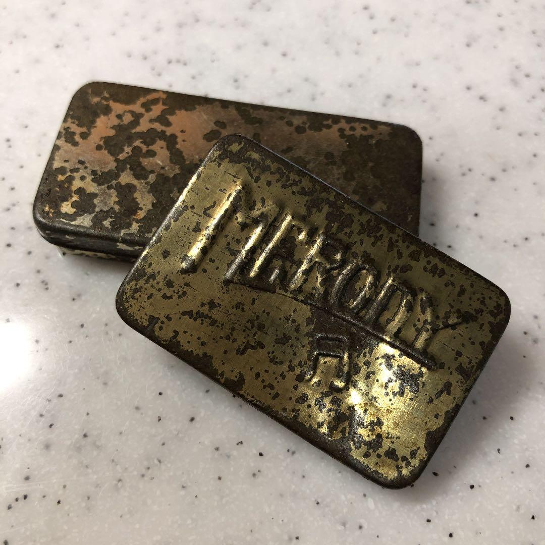 2缶セット 進駐軍廃材リサイクル Budweiser 缶 蓄音機 針