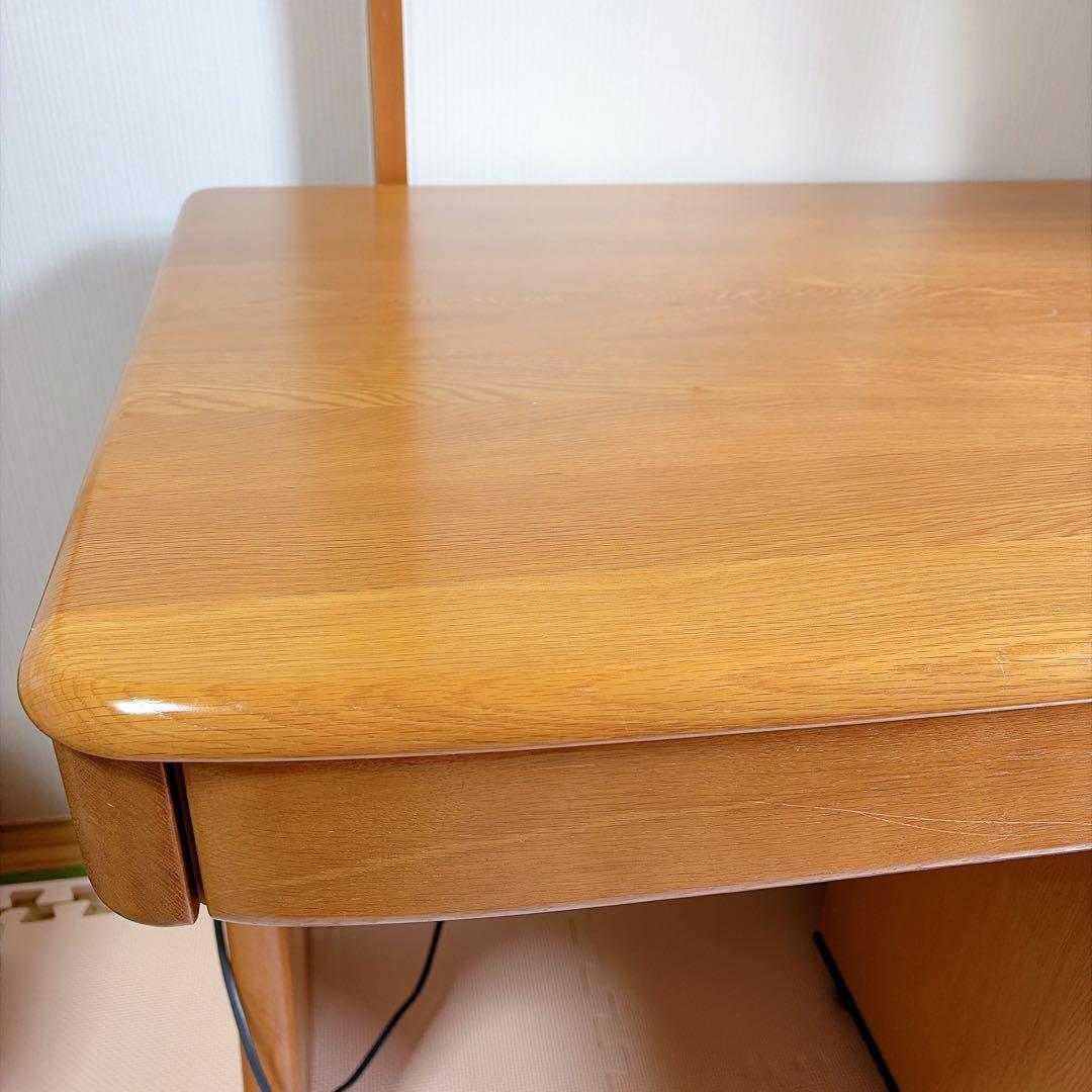 Kishi　机のみ【送料込み】カリモク　学習机　デスクワゴン付き