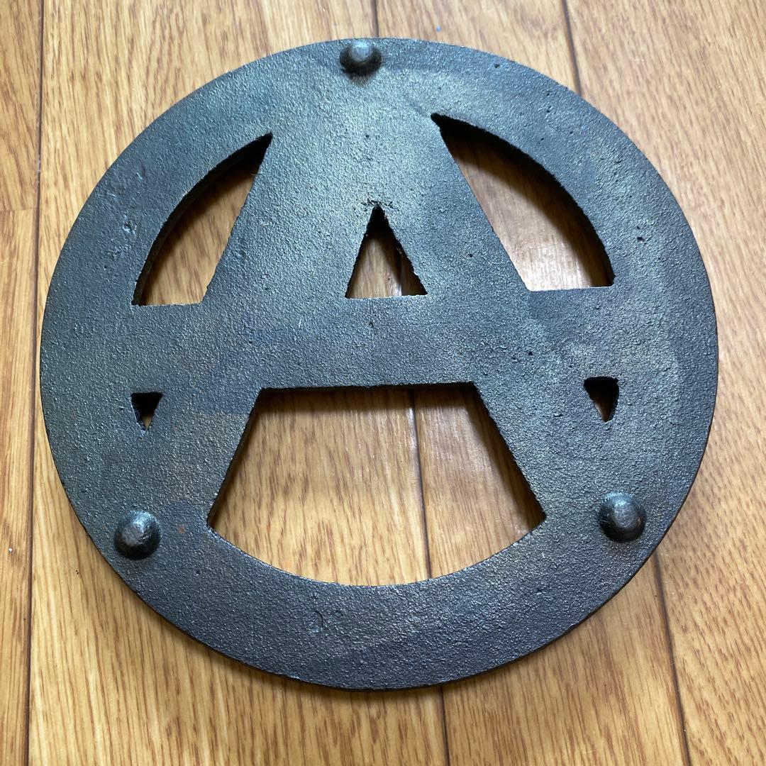 マウンテンリサーチ”Pot Mat” Aリースマーク型　トリコット　鍋敷き