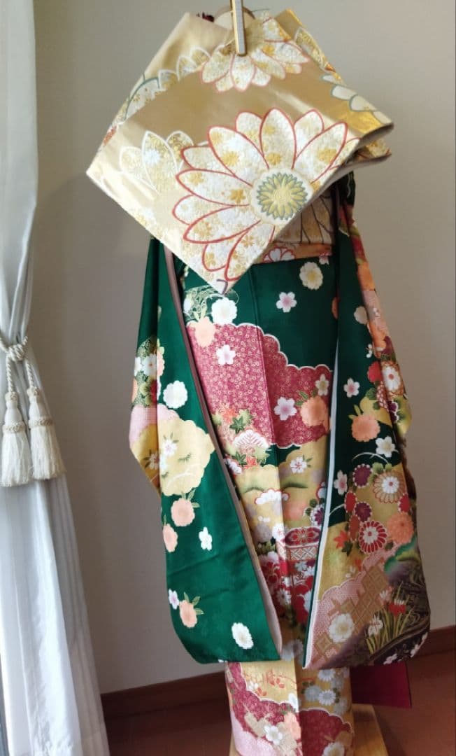 upi様　402.振袖7点セット　正絹　フルセット　成人式
