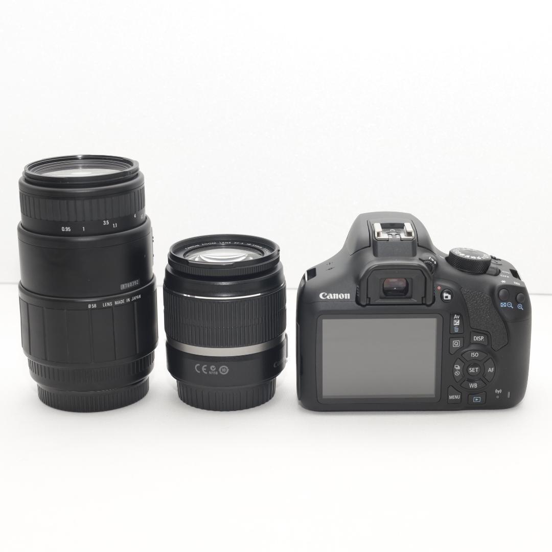 Wi-Fi搭載&超軽量✨Canon Kiss X80✨超望遠付き✨ダブルレンズ✨