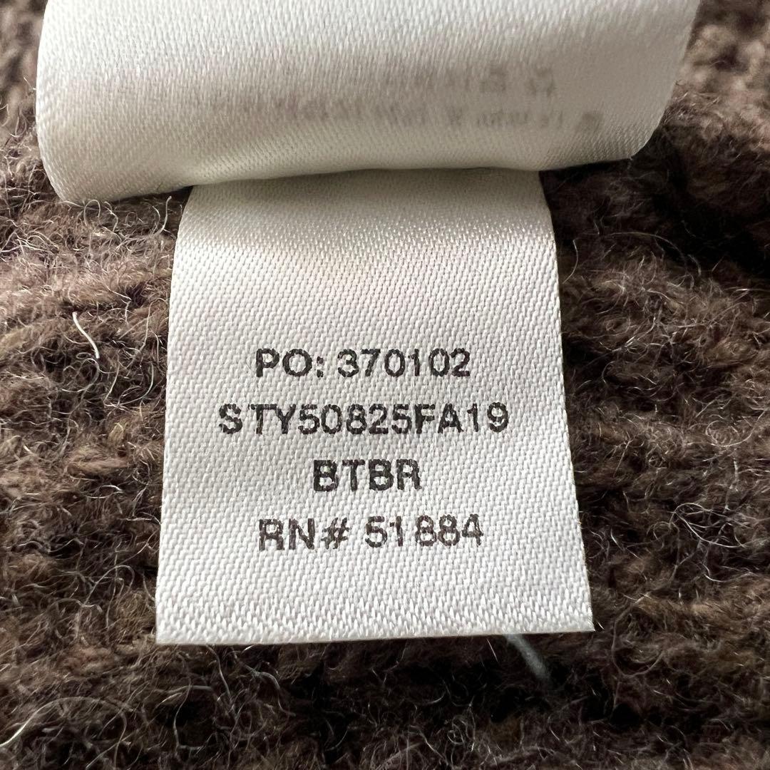 【希少・美品】パタゴニア クルーネック ウールセーター L ワッフル ニット