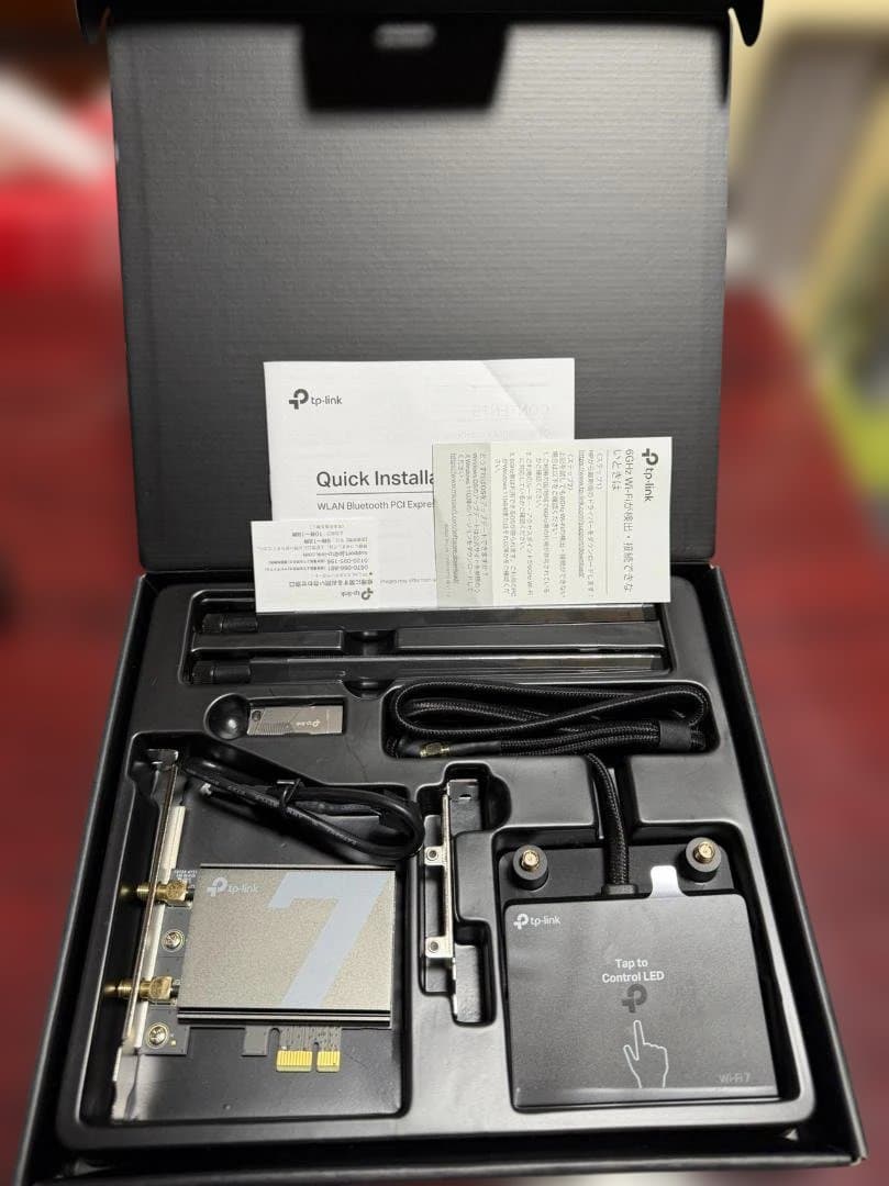 TP-Link BE9800 Wi-Fi 7 PCIeアダプター