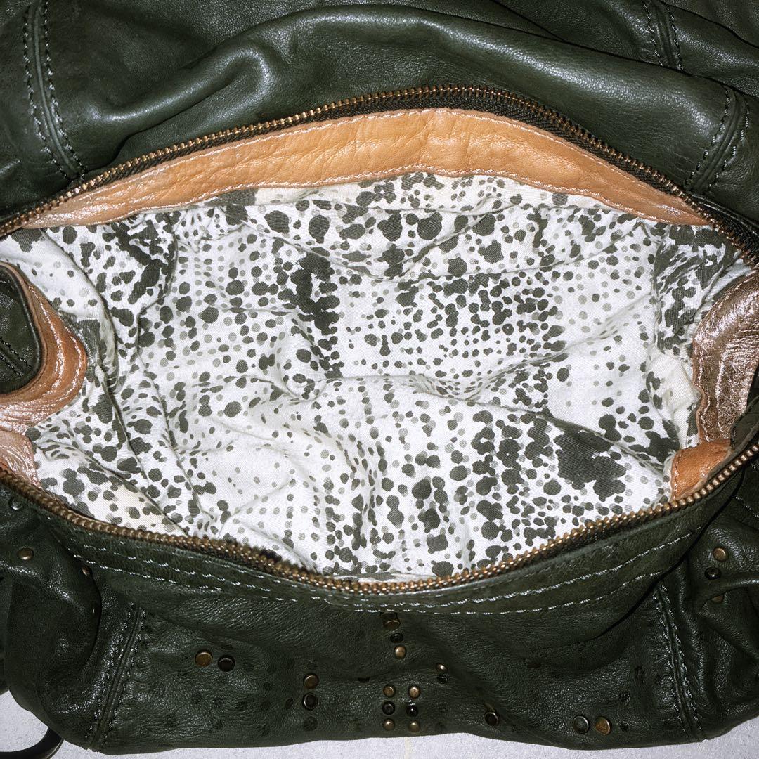 バッグ 00s diesel leather studs bag archive y2k