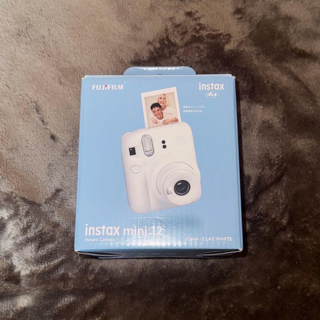 instax mini 12 クレイホワイト【★保証書付】