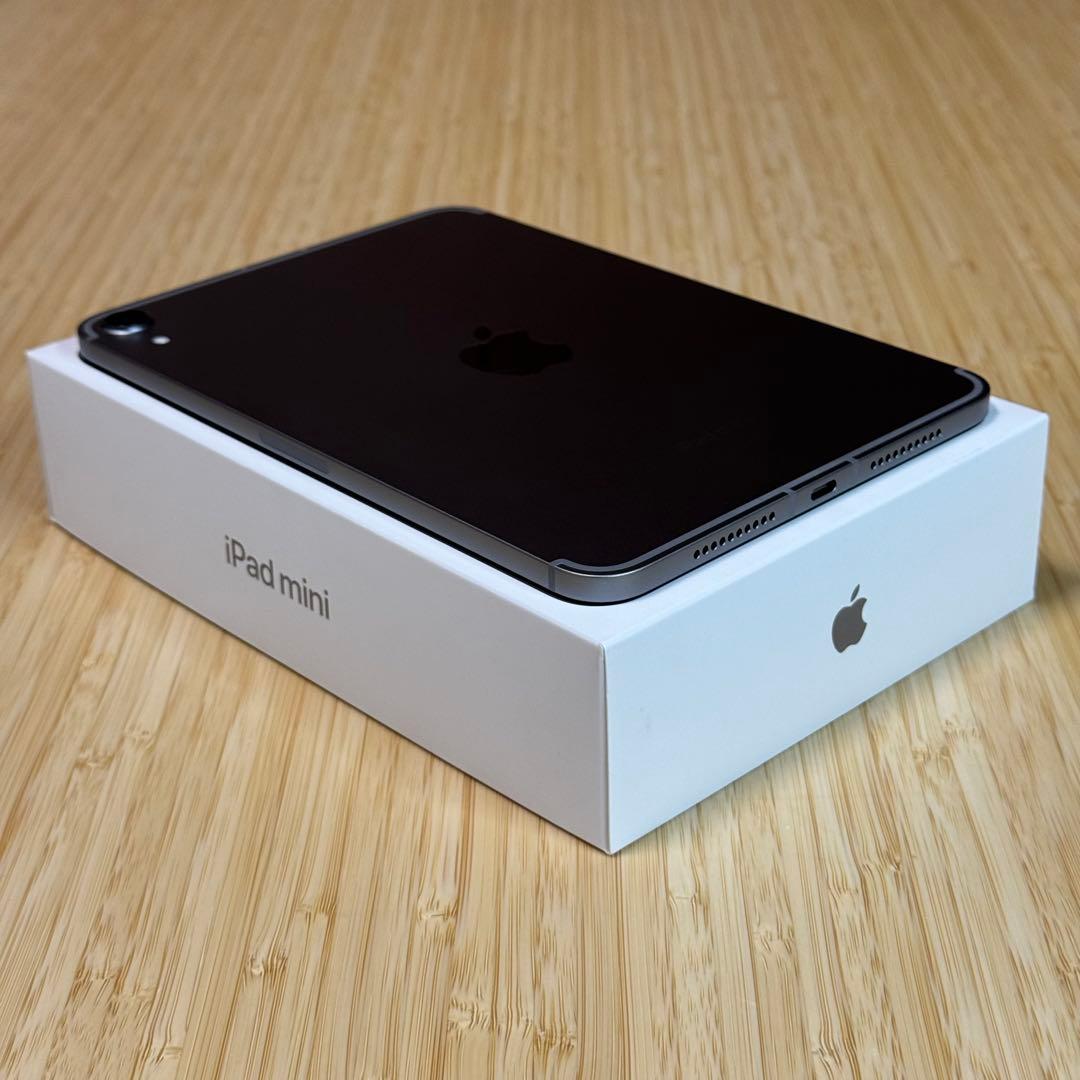 【極美品】iPad mini 第7世代 セルラー 128GB スペースグレイ