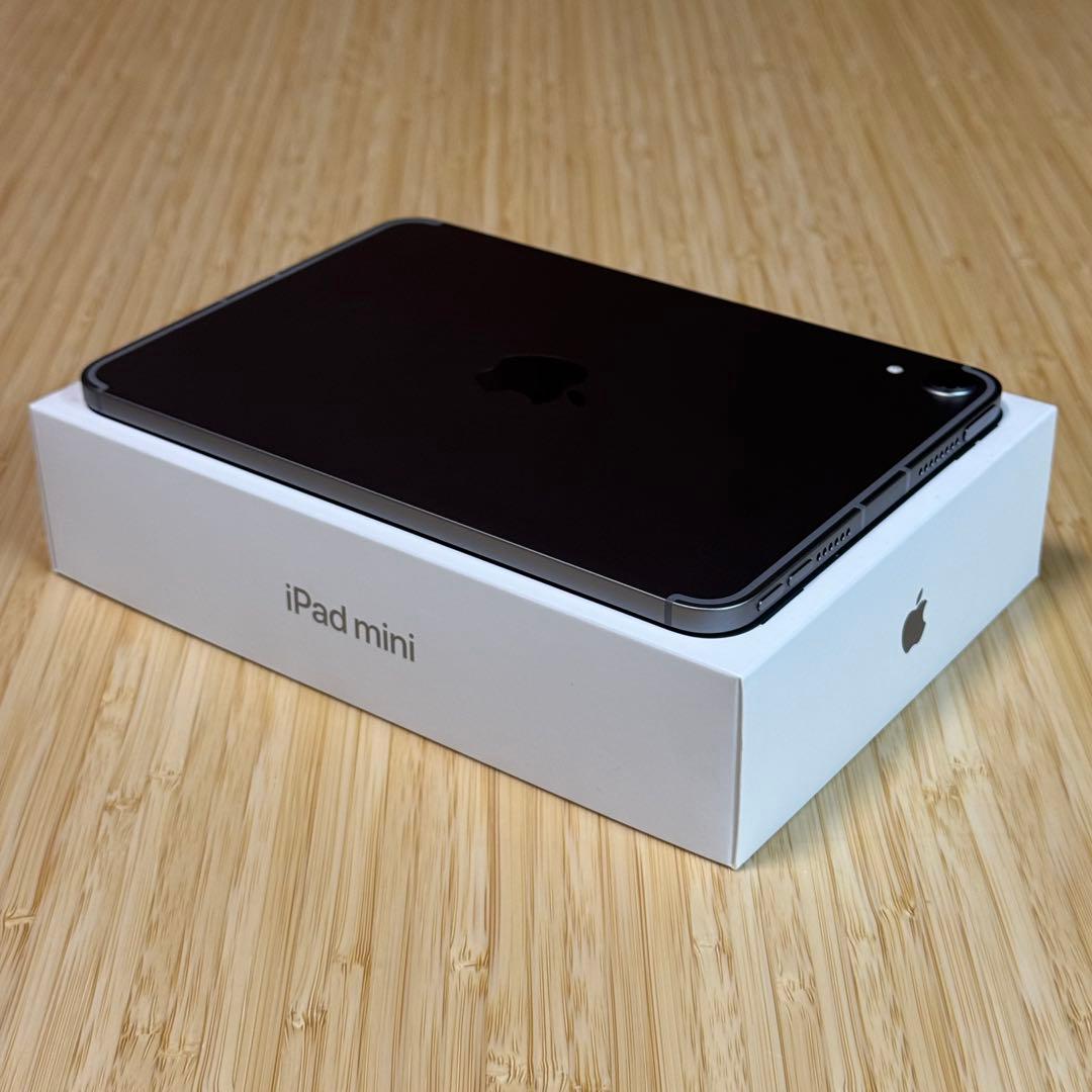 【極美品】iPad mini 第7世代 セルラー 128GB スペースグレイ