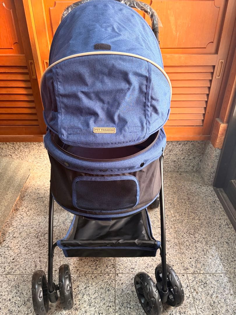 ペットパラダイス　ペットカート　ドリンクホルダー付き