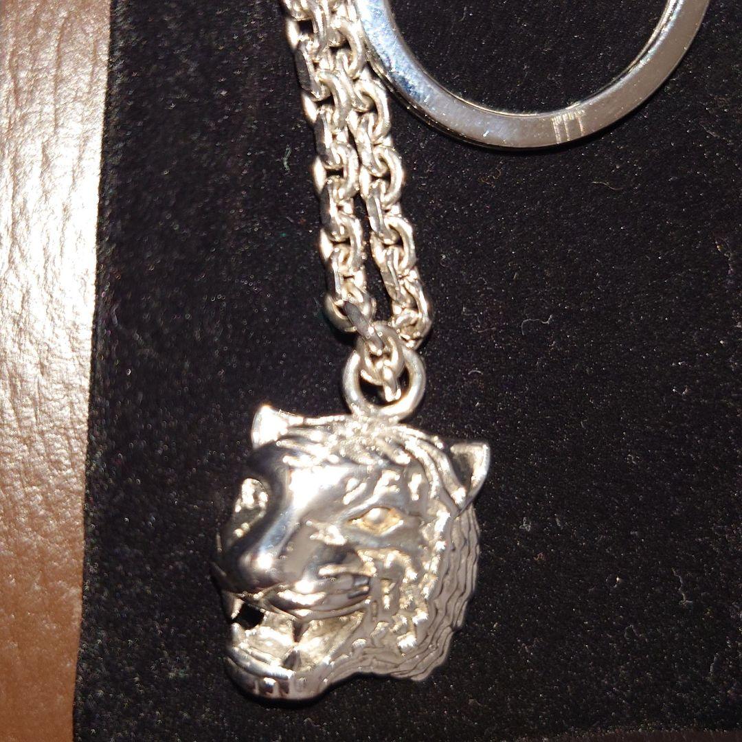 シルバー925 dunhill キーホルダー 虎 ダンヒル タイガー ag925