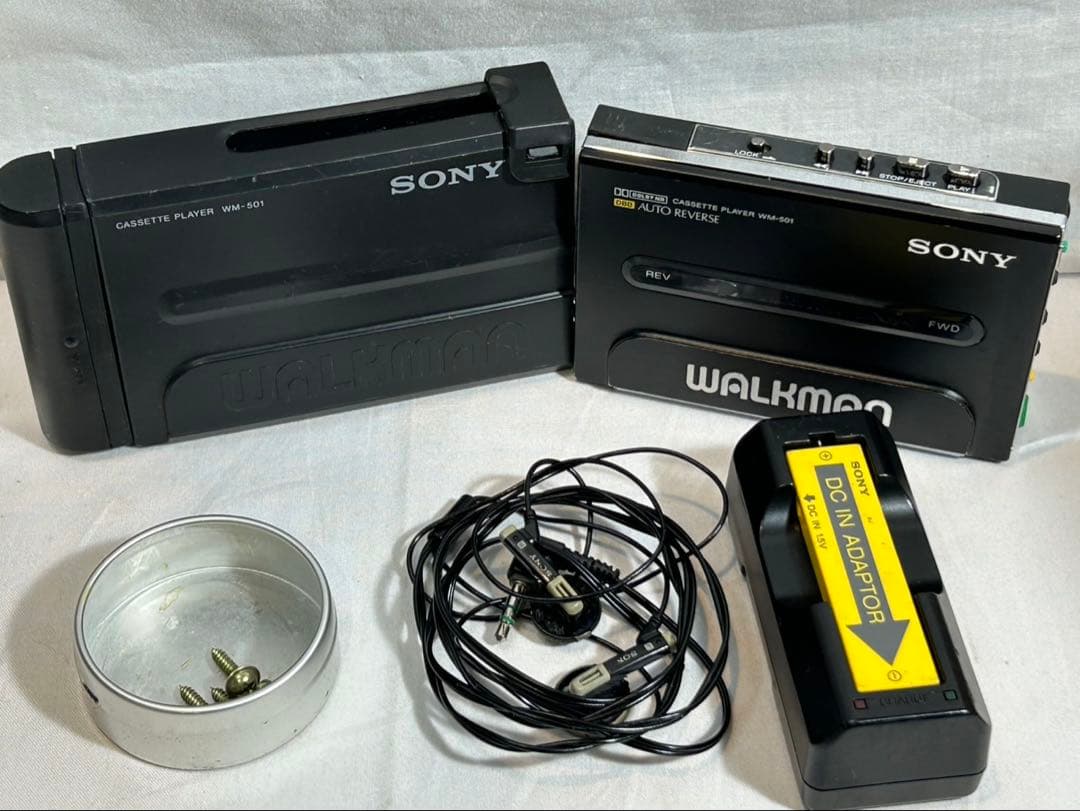 SONY WALKMAN WM-501 Blackジャンク品