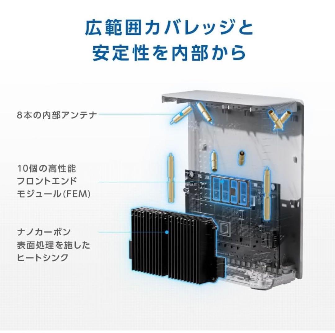 ASUS WiFi RT-BE18000 無線 ルーター 最新規格WiFi7