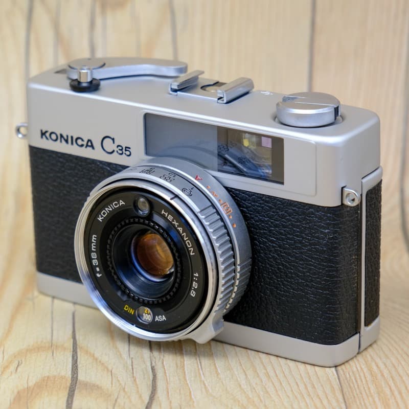 【整備品】KONICA C35 E&L コニカ 美品　フィルター付