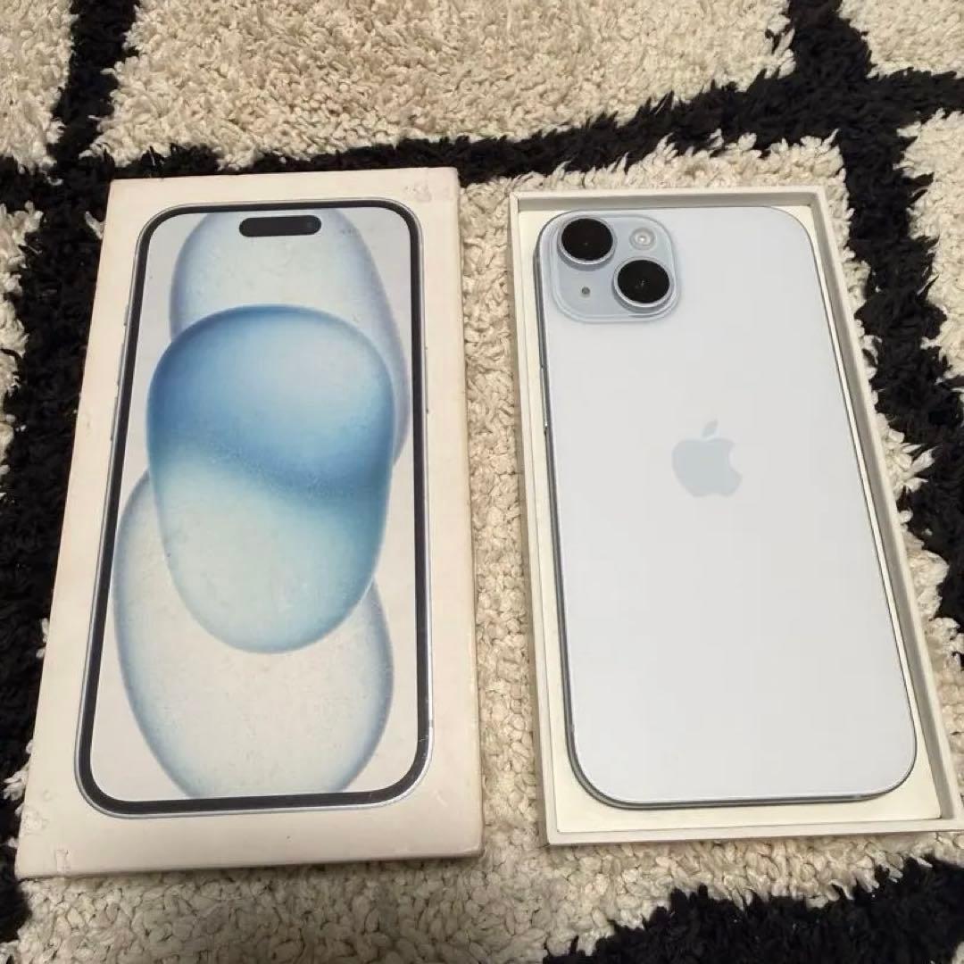 Apple iPhone 15 ホワイト 本体 充電ケーブル付き