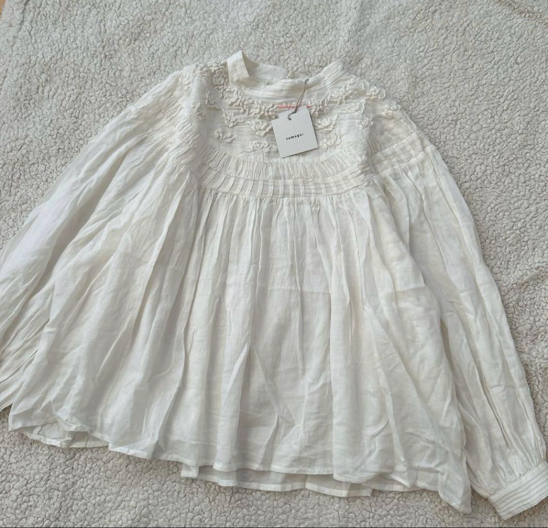 専用　未使用tumugu: ツムグ　ハンド刺繍コットンモス 19580円