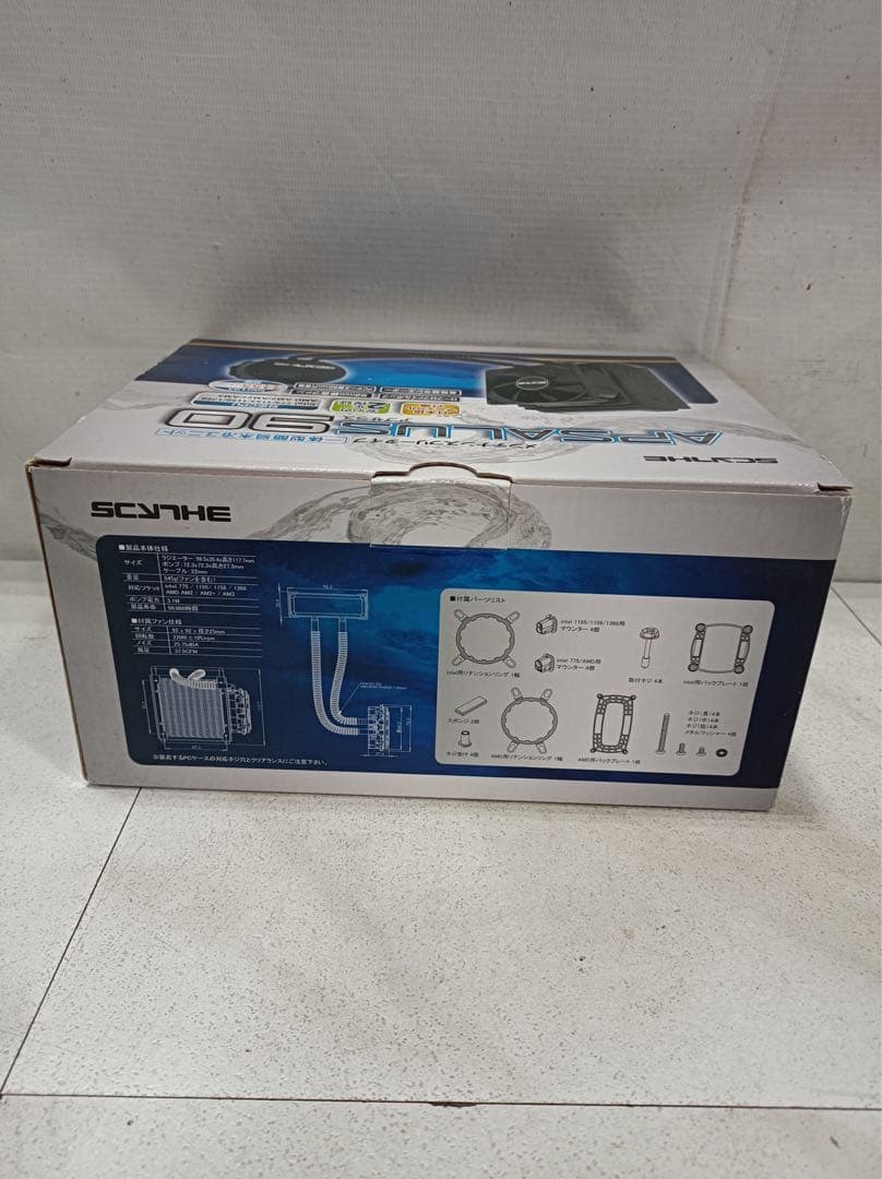 八6891【美品】SCYTHE サイズ CPUクーラー アプサラス90