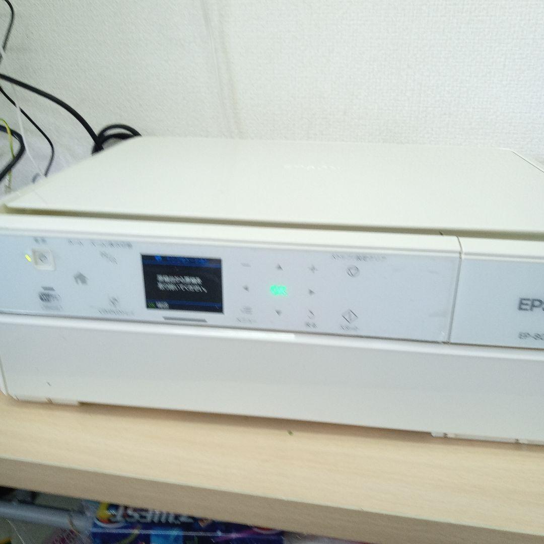 EPSON EPー804AW ホワイトプリンター・複合機未清掃