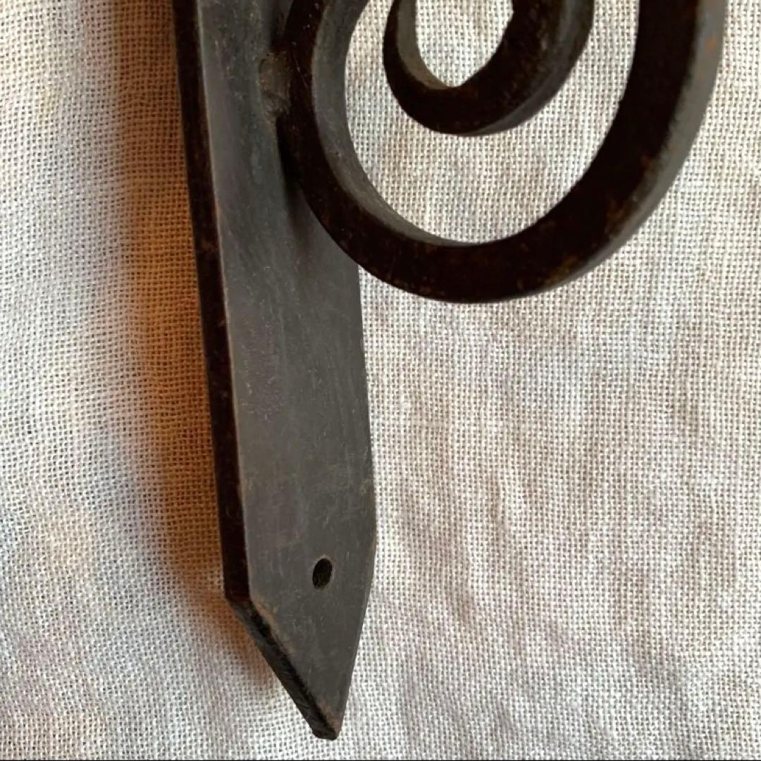 アイアン キャンドルホルダー　アイアンフック　フランスアンティーク