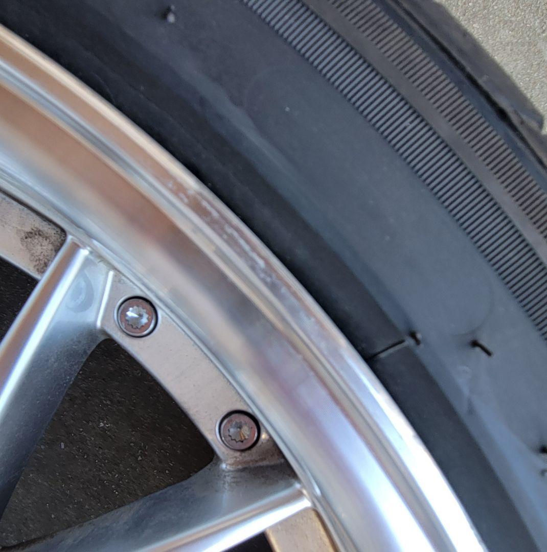 マルチフォルケッタ 20インチ 9j+38 ハイパーシルバー４本セット美品