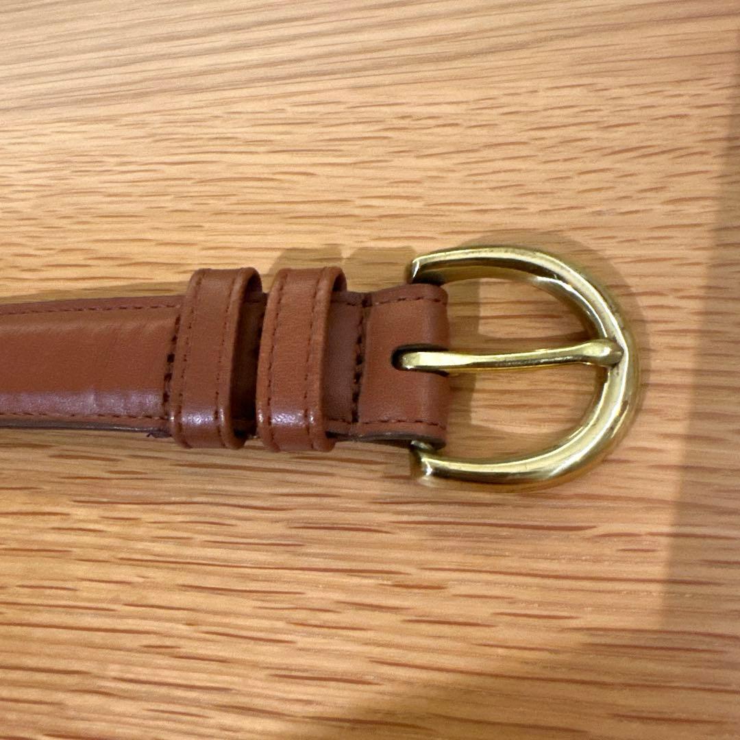 コーチ　ベルト　ブラウン　75 全90㎝　キャメル　ヴィンテージ　オールドコーチ