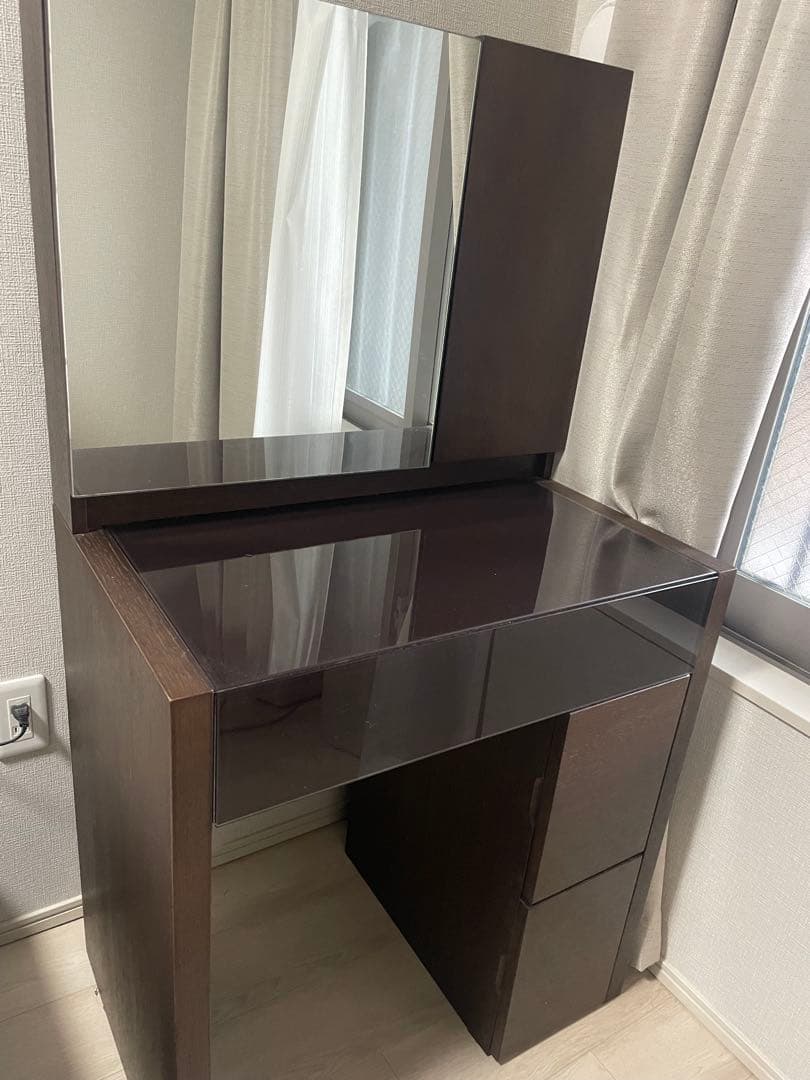 モーダエンカーサ　ダークブラウン ドレッサー・鏡台