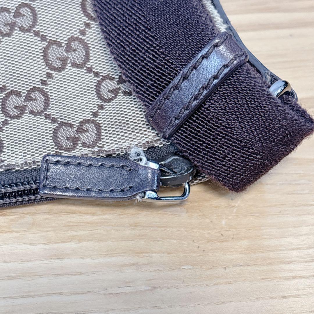 GUCCI グッチ GGキャンバス ショルダーバッグ 巾着袋 保存袋付