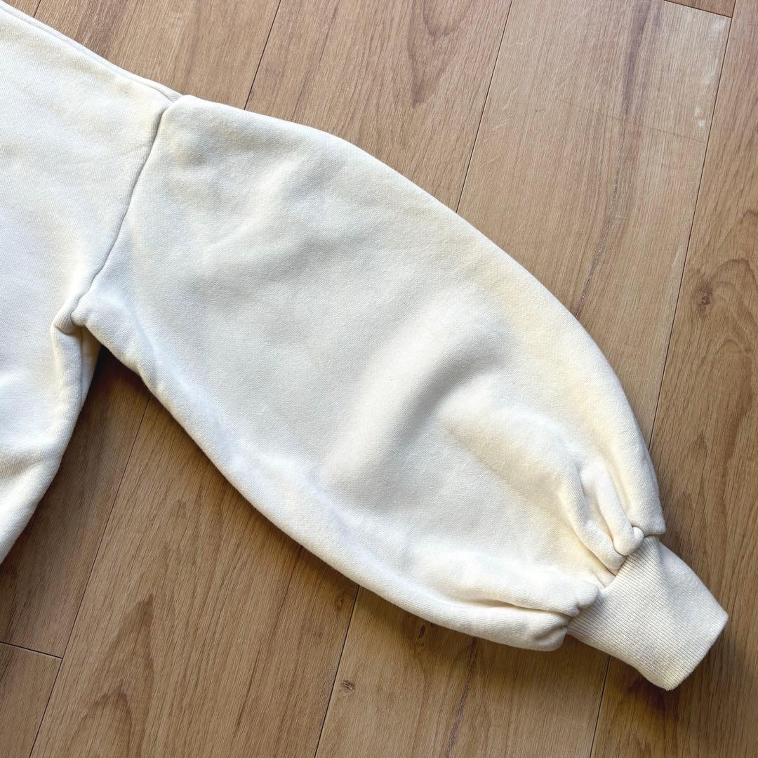 OSHIMA REI クルーネックスウェット パフスリーブ アイボリー