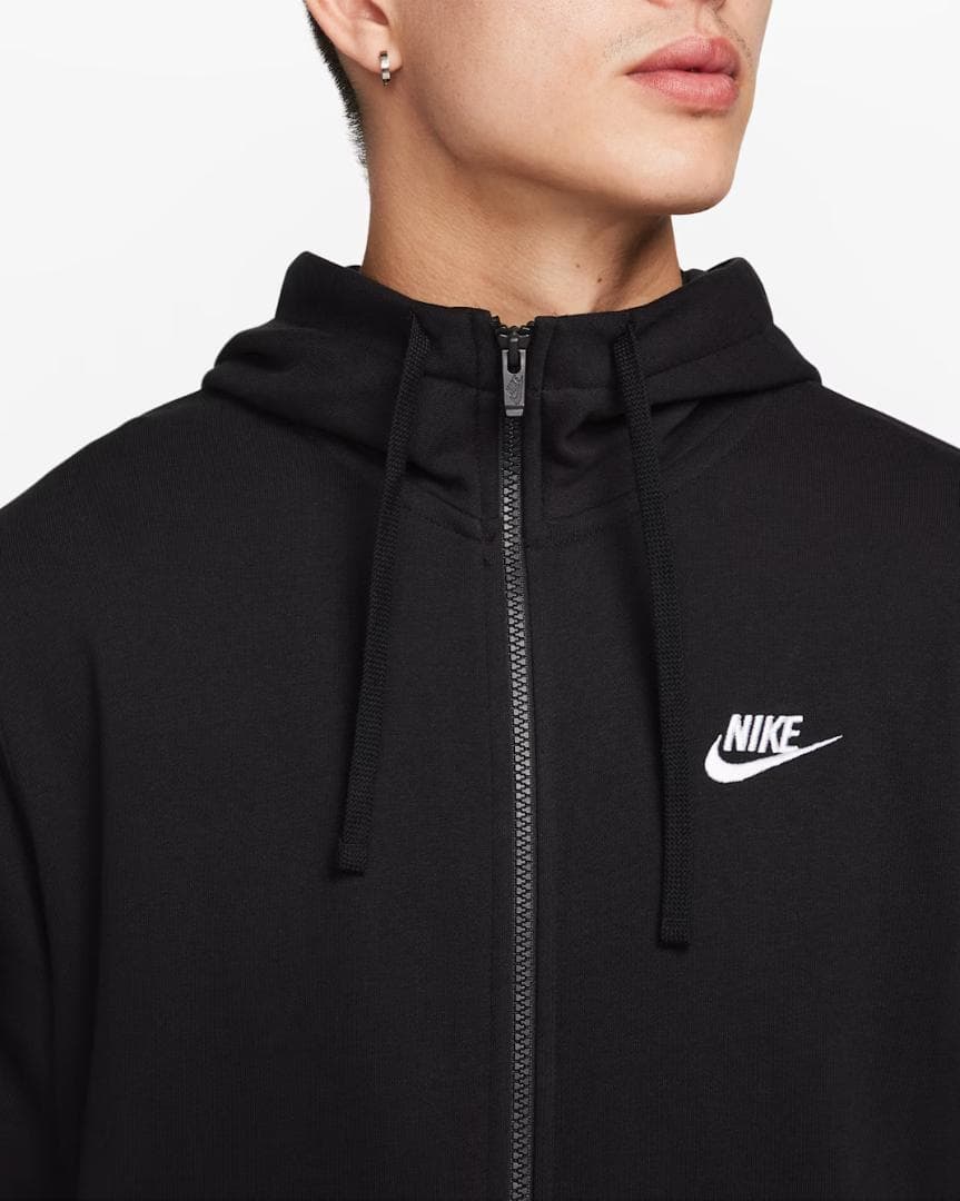 Lナイキ スポーツウェア クラブ メンズ フルジップパーカーNike フード付き