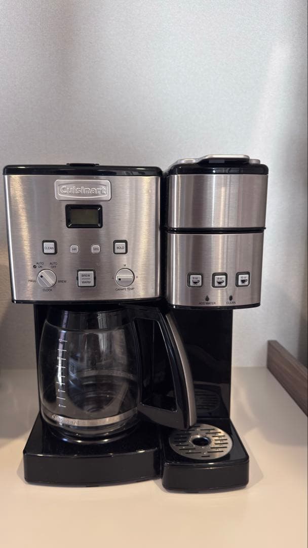 Coffeemaker ブラック・シルバー 約12カップ