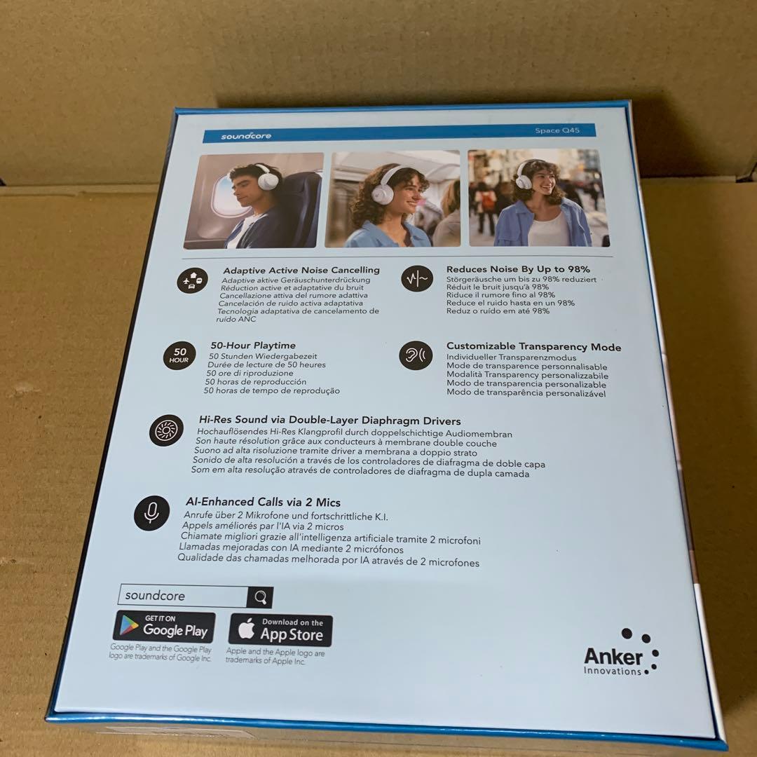 新品未開封　Anker Soundcore Space Q45 ヘッドホン
