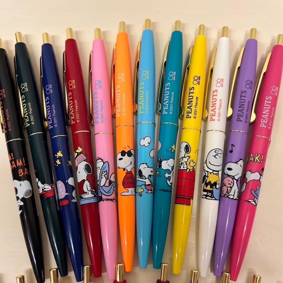 スヌーピー BIC クリック ゴールド ボールペン コンプリート 22本