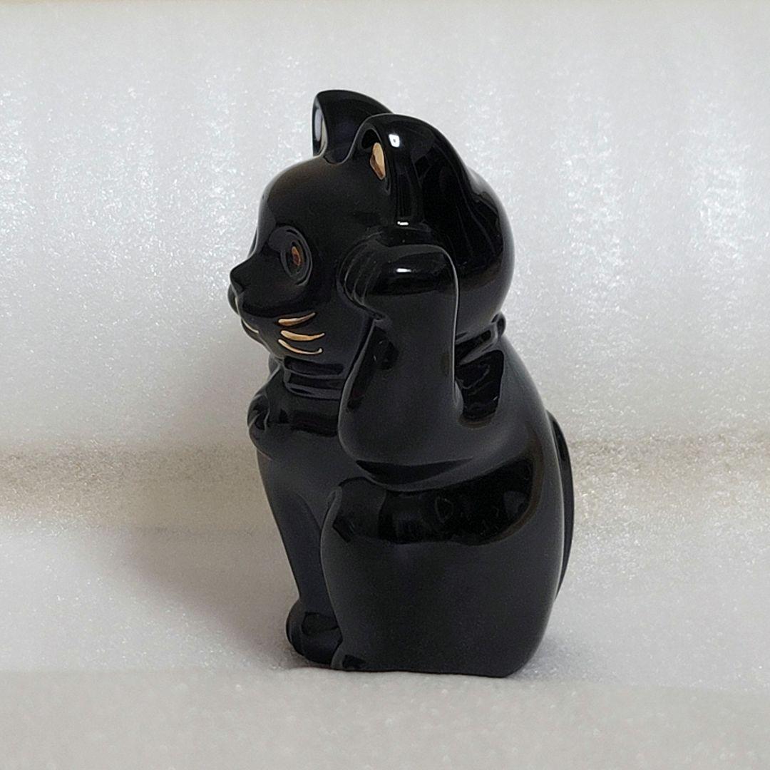 【X'mas価格】Baccarat 招き猫 ミッドナイト クリスタルバカラ ペア