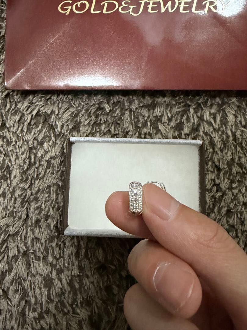 AVALANCHE シルバー フープピアス