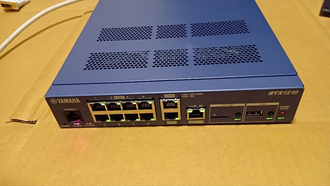 Yamaha RTX1210 ネットワークルータージャンク