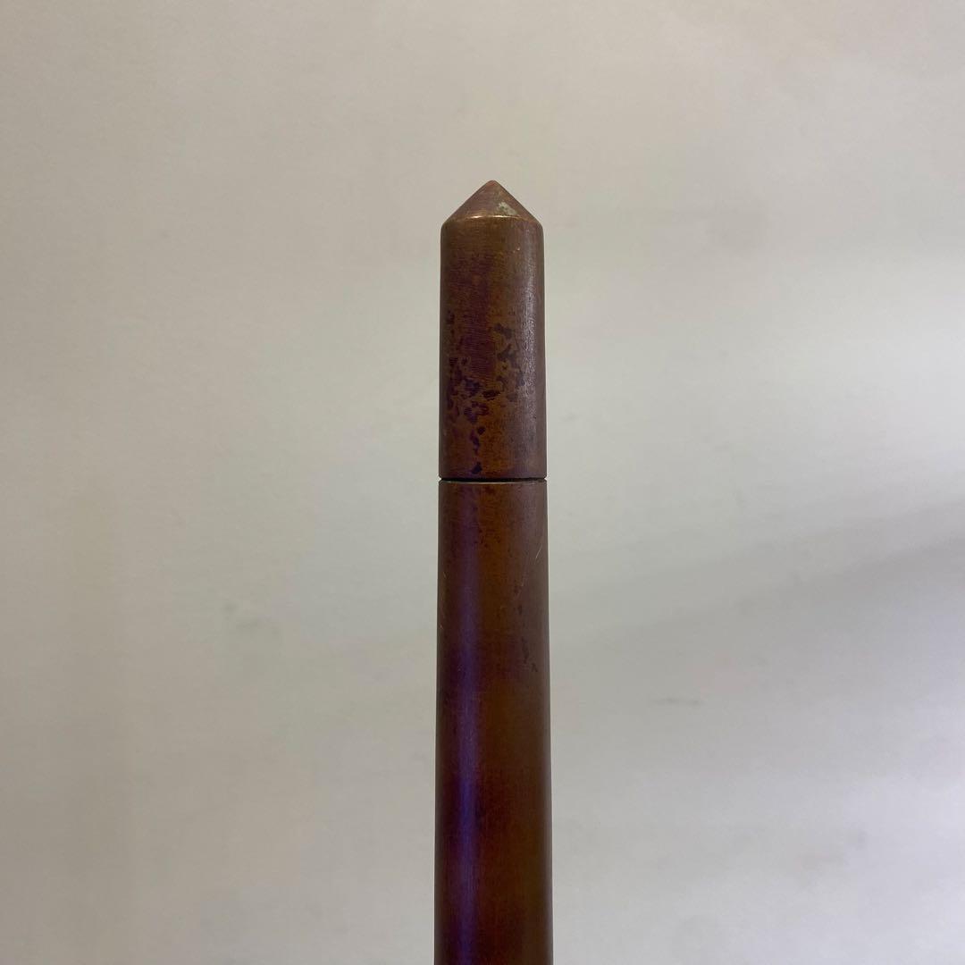 古い銅製の避雷針 オブジェ ディスプレイ