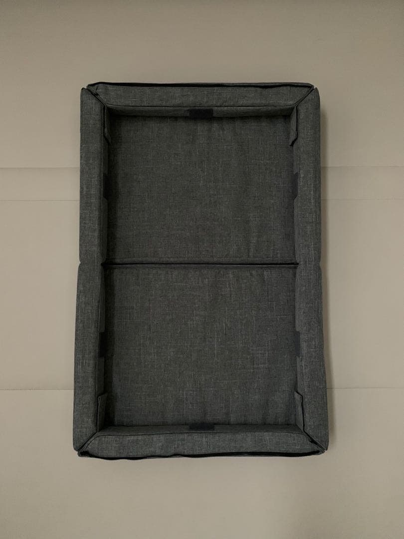 【美品】ファルスカ　コンパクトベッドFree メランジグレー