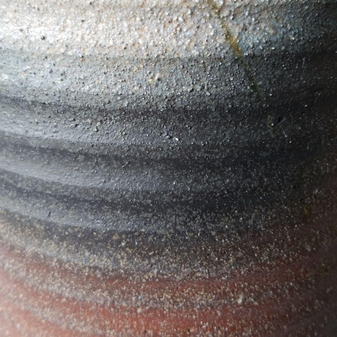 信楽焼 傘立て 花絵 掛流し４３cm