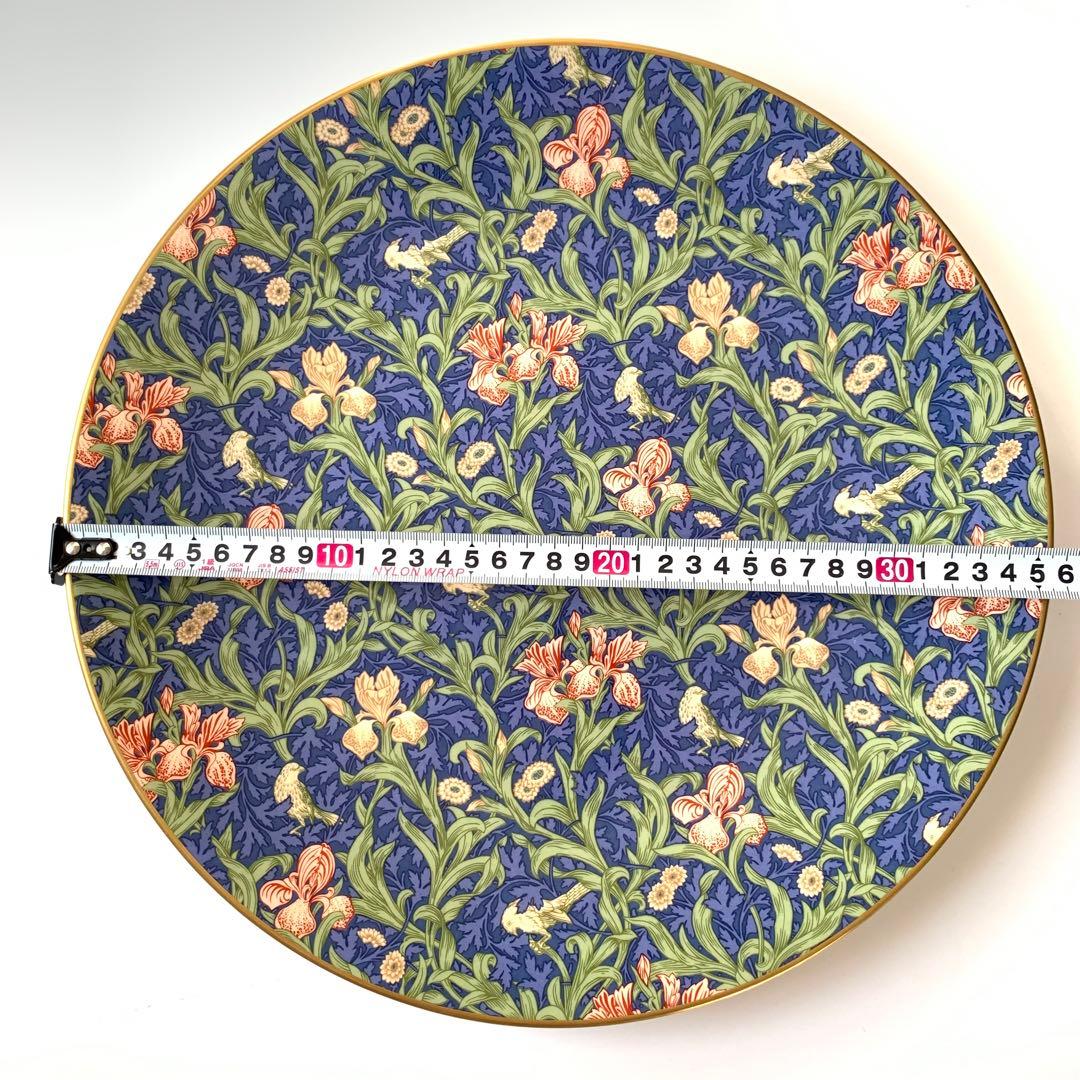 ウィリアム　モリス　大皿　希少　レア　特大サイズ35cm 極美品