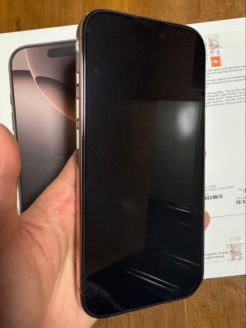 iPhone16 pro 128GB シャッター音なし　eSIM可　補償有