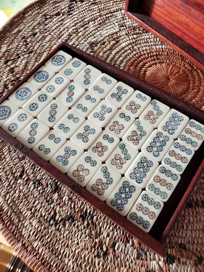 アンティーク麻雀牌 銘：無 骨牌