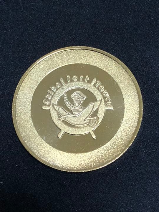 ★タワー0☆千葉ポートタワー★ゴールド☆記念メダル★茶平工業