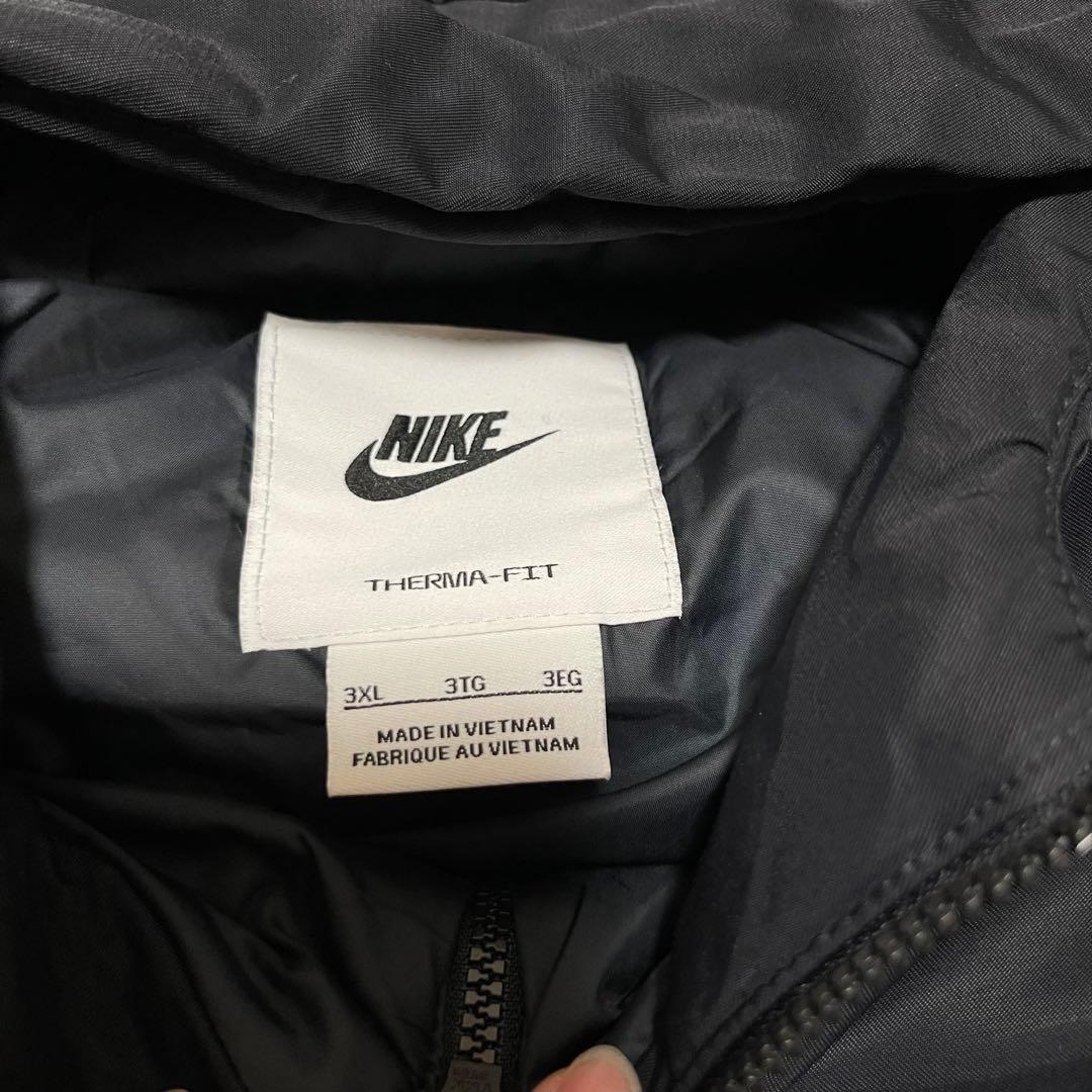 新品 NIKE ナイキ ハーフジップ 厚手ジャケット 黒 ブラック 3XL